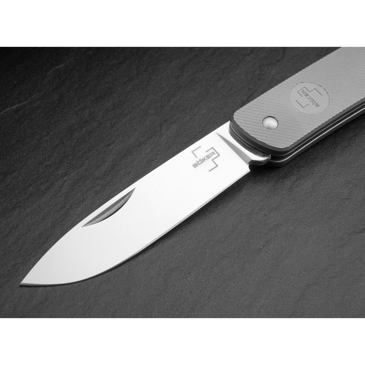 фото Складной нож boker tech tool 1 titanium, сталь sandvik 12с27, рукоять титановый сплав