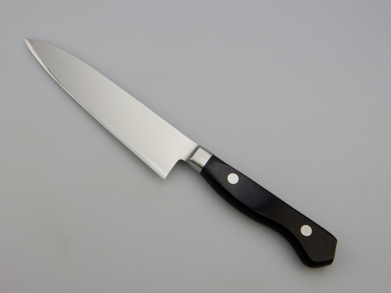 Нож кухонный универсальный Shimomura, сталь DSR1K6, рукоять pakka wood - фото 3