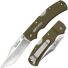 Фото Нож складной Cold Steel Double Safe Hunter, сталь 8Cr13MoV, рукоять термопластик GFN, зеленый