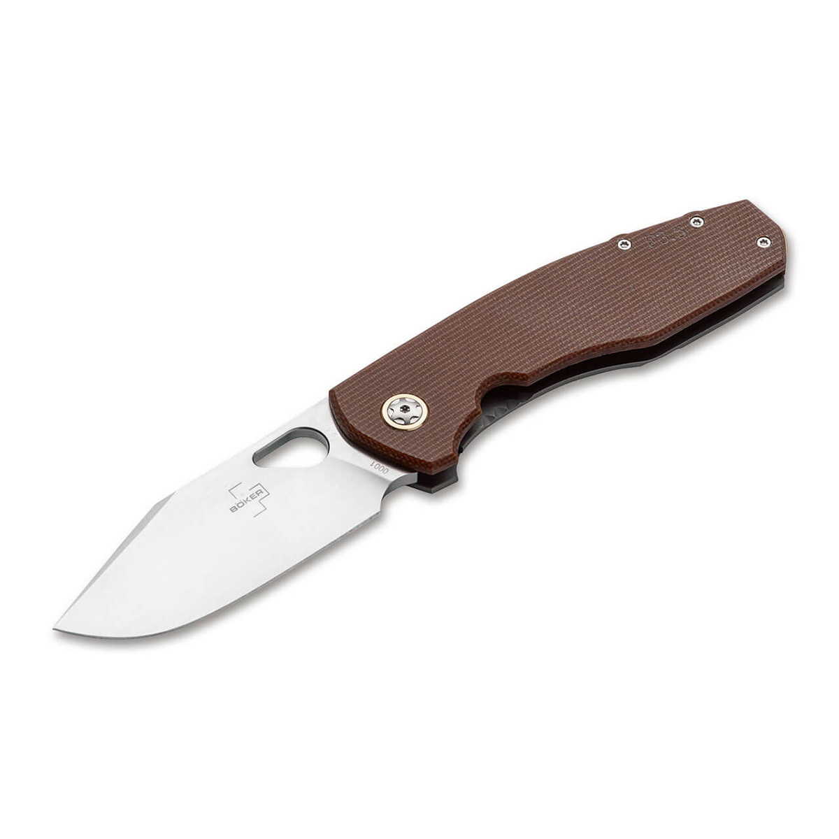 Нож складной Boker Vox F3.5 Micarta, сталь D2, рукоять микарта складной нож artisan cazador сталь ar rpm9 рукоять micarta