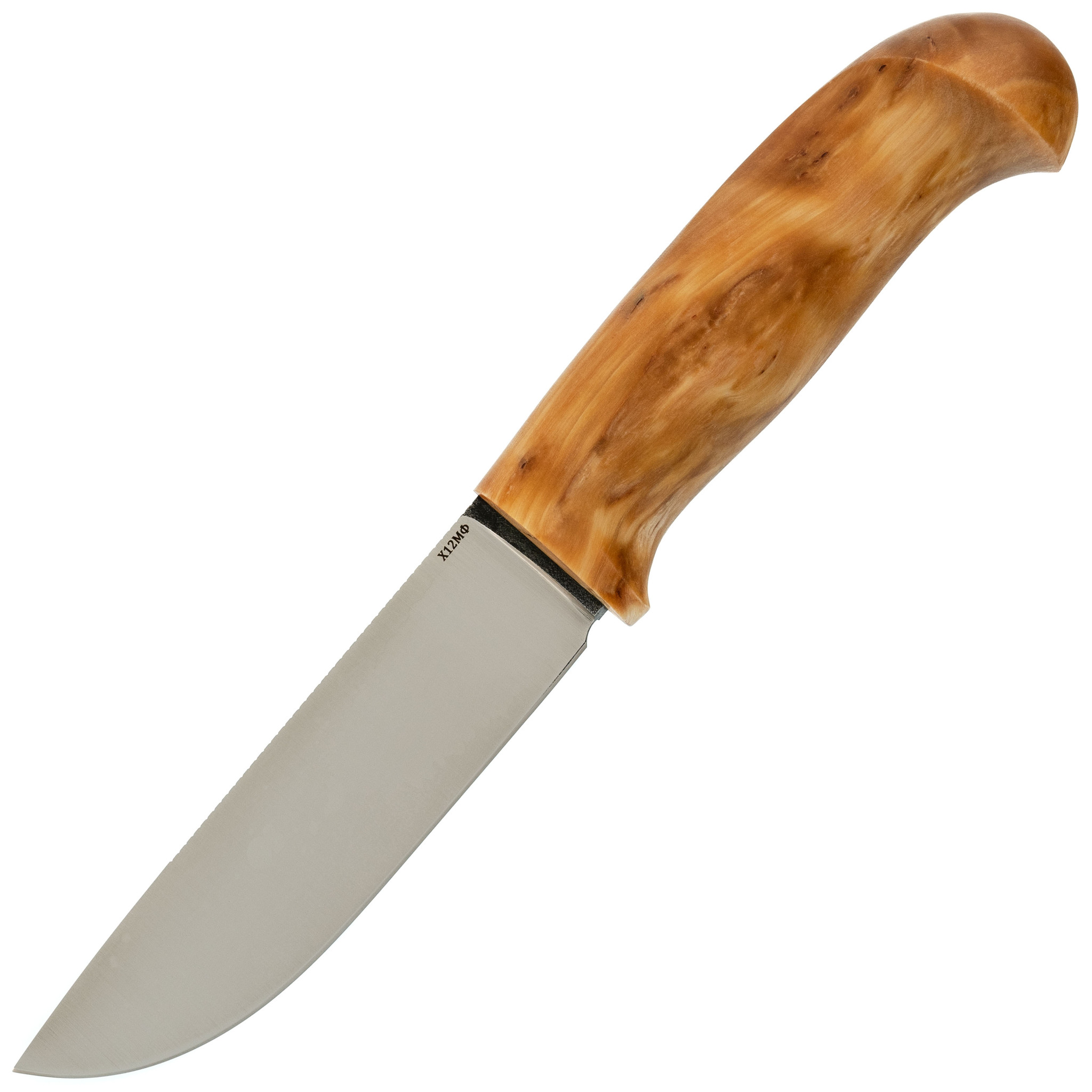 Нож Якут, сталь Х12МФ, карельская береза - фото 1