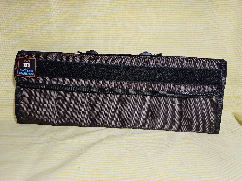 Сумка для 12 ножей KTB, коричневая