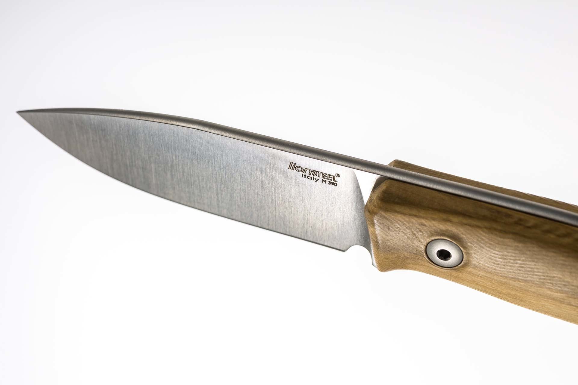 Нож Lionsteel M1 UL, сталь M390, рукоять олива - фото 4