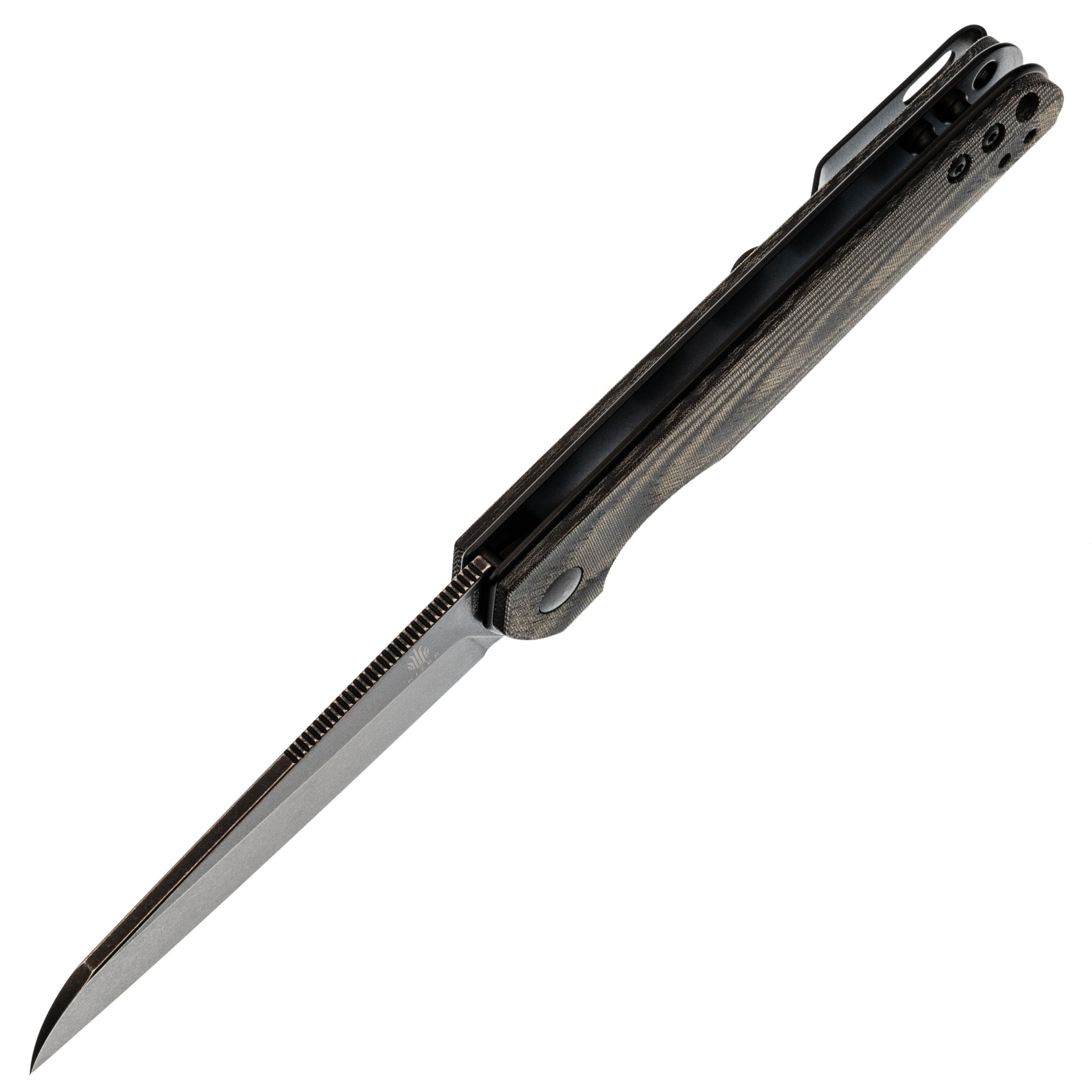 Складной нож Kizer LP, сталь 154CM, рукоять микарта - фото 2