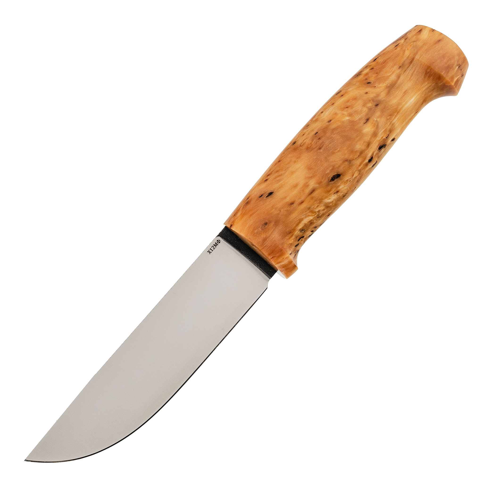 фото Нож шмель, сталь х12мф, рукоять карельская береза sander