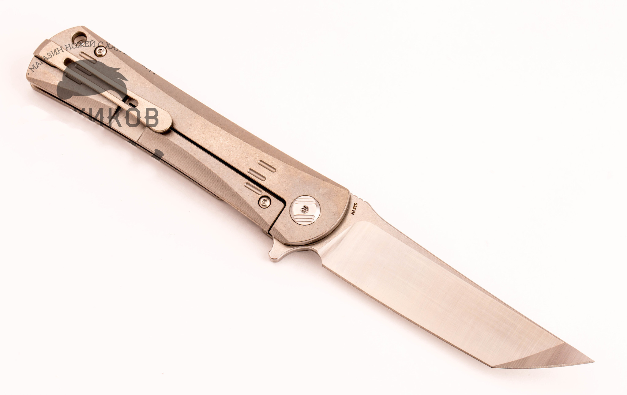 Складной нож Bestech Kendo BT1903A, сталь S35VN, рукоять титан - фото 4