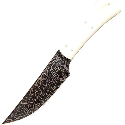 Нож с фиксированным клинком Arno Bernard Springbok Limited, сталь N690, рукоять дамасская сталь