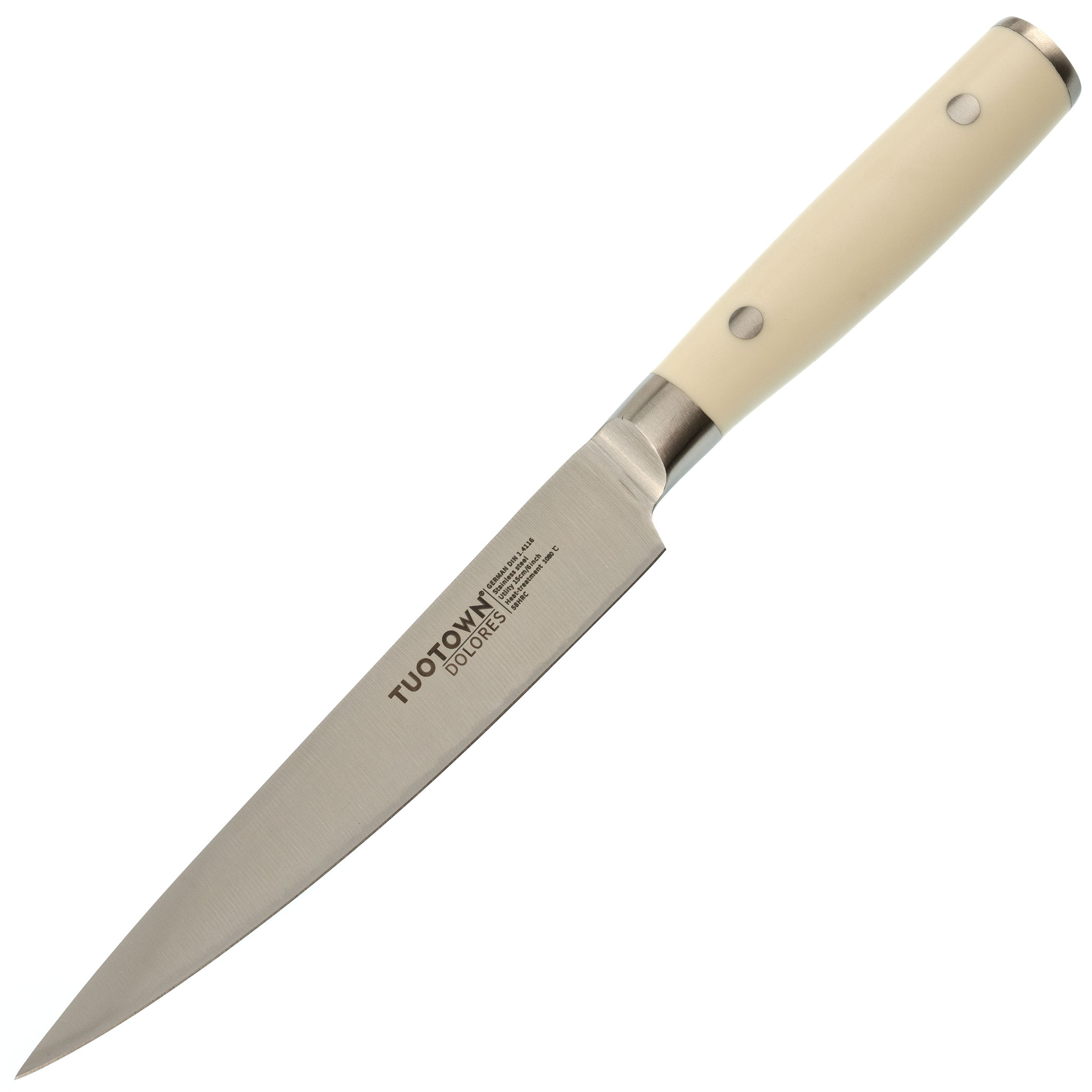 Кухонный универсальный нож Tuotown, серия DOLORES, сталь 1.4116
