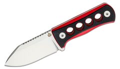 Фото Нож QSP Canary, сталь 14C28N, рукоять G10, черный/красный