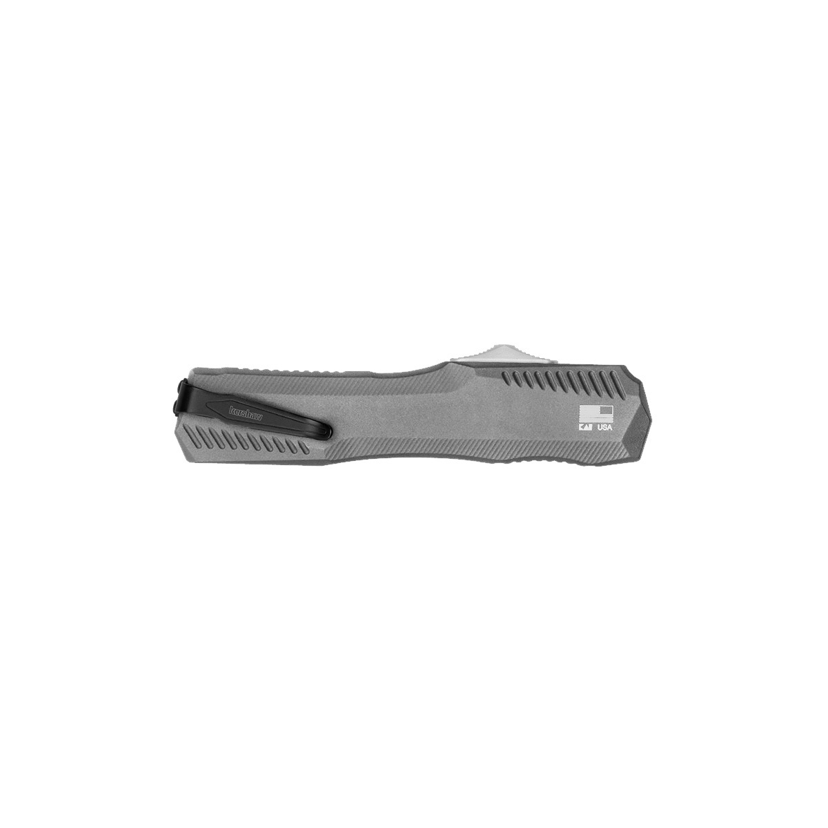 Автоматический нож Kershaw Livewire 9000GRY, сталь Magnacut, рукоять алюминий, серый - фото 2