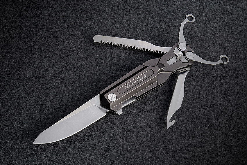 Нож-мультитул с рогаткой Rike Sniper Eagle - фото 2