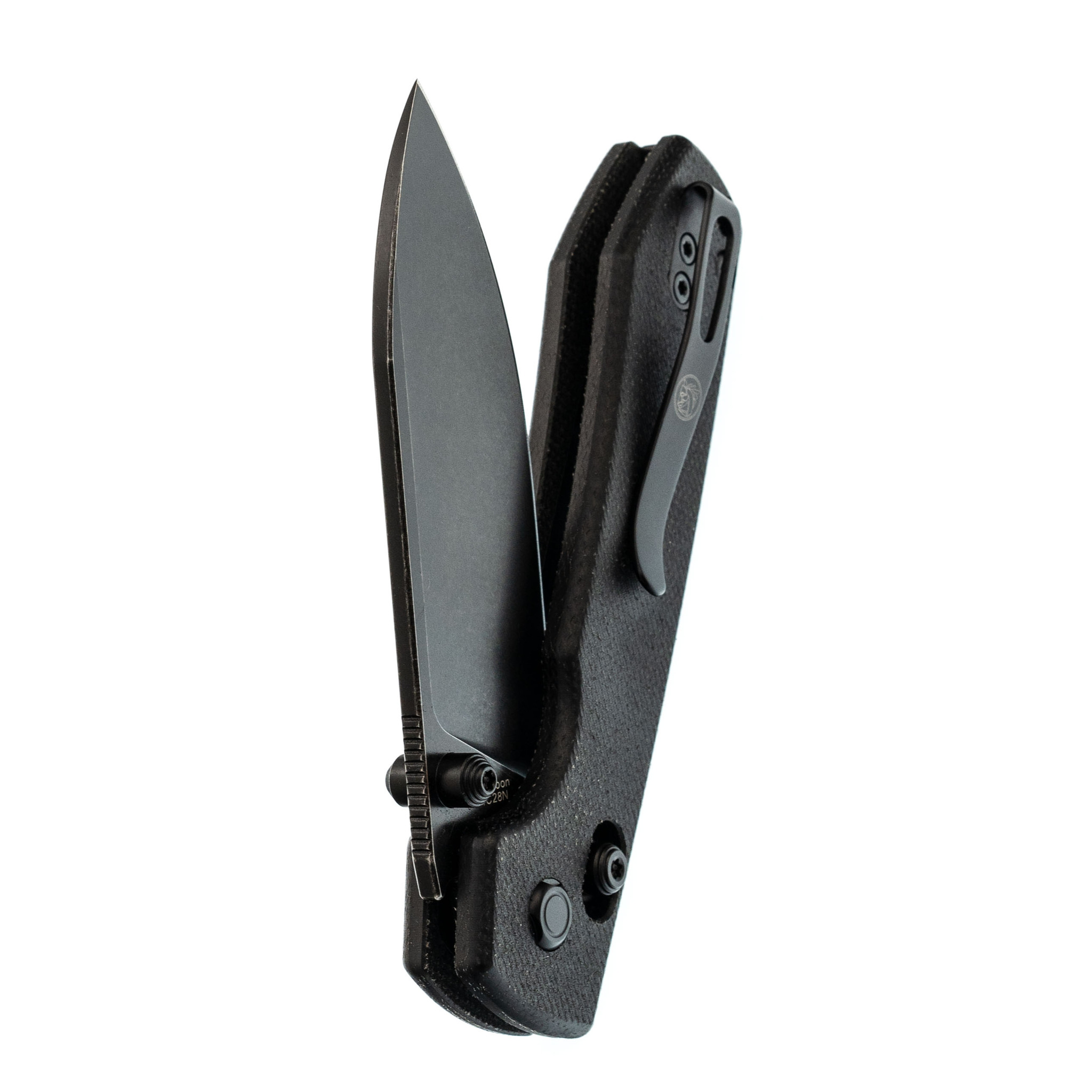Складной нож Raccoon CB Vosteed, сталь 14C28N, рукоять микарта, черный - фото 5