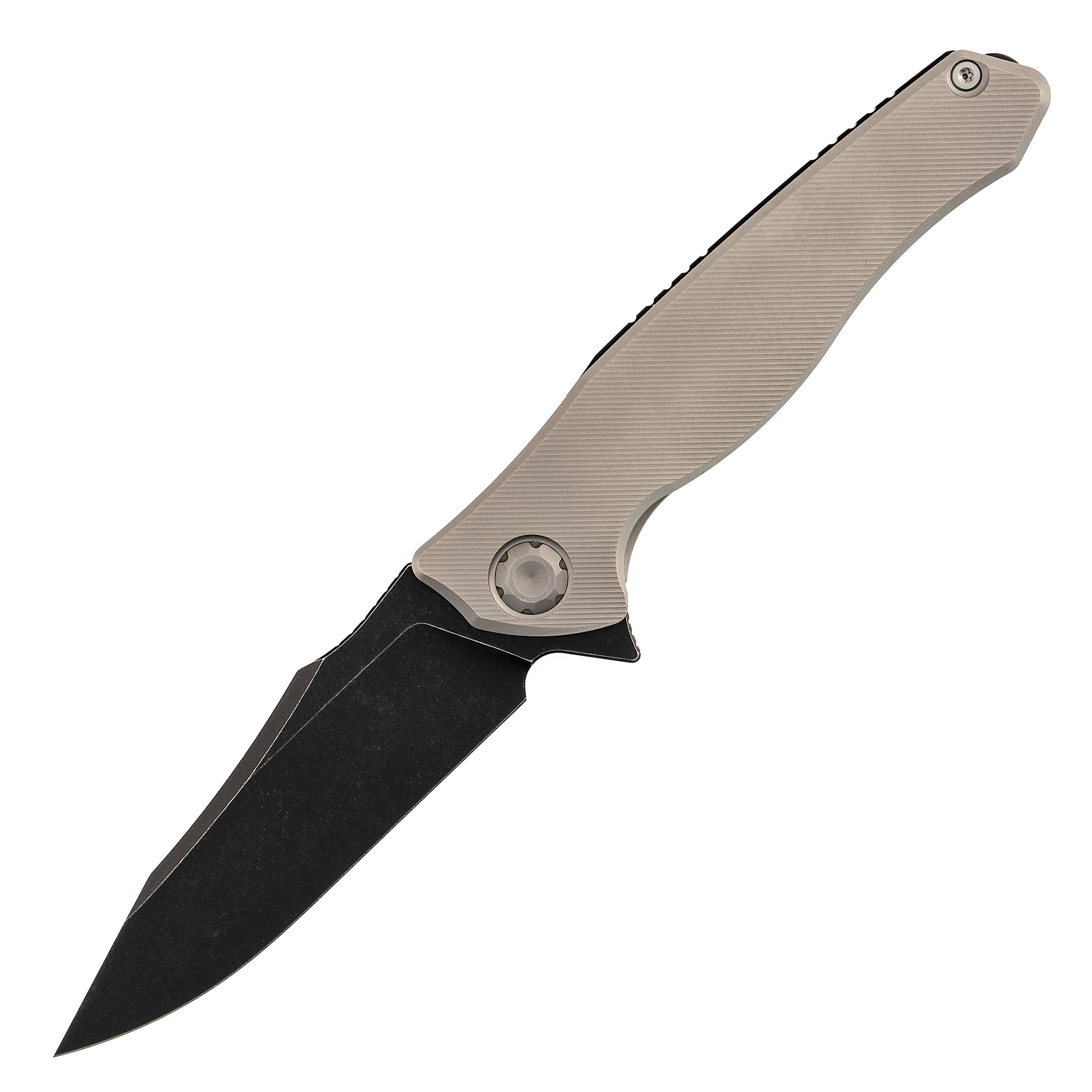 Складной нож Maxace Killer Whale 2.0, сталь ASP-60 Black, рукоять Grey Titanium TC4