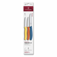 Фото Набор из 3х кухонных ножей для овощей Victorinox Swiss Classic, нержавеющая сталь, рукоять пластик