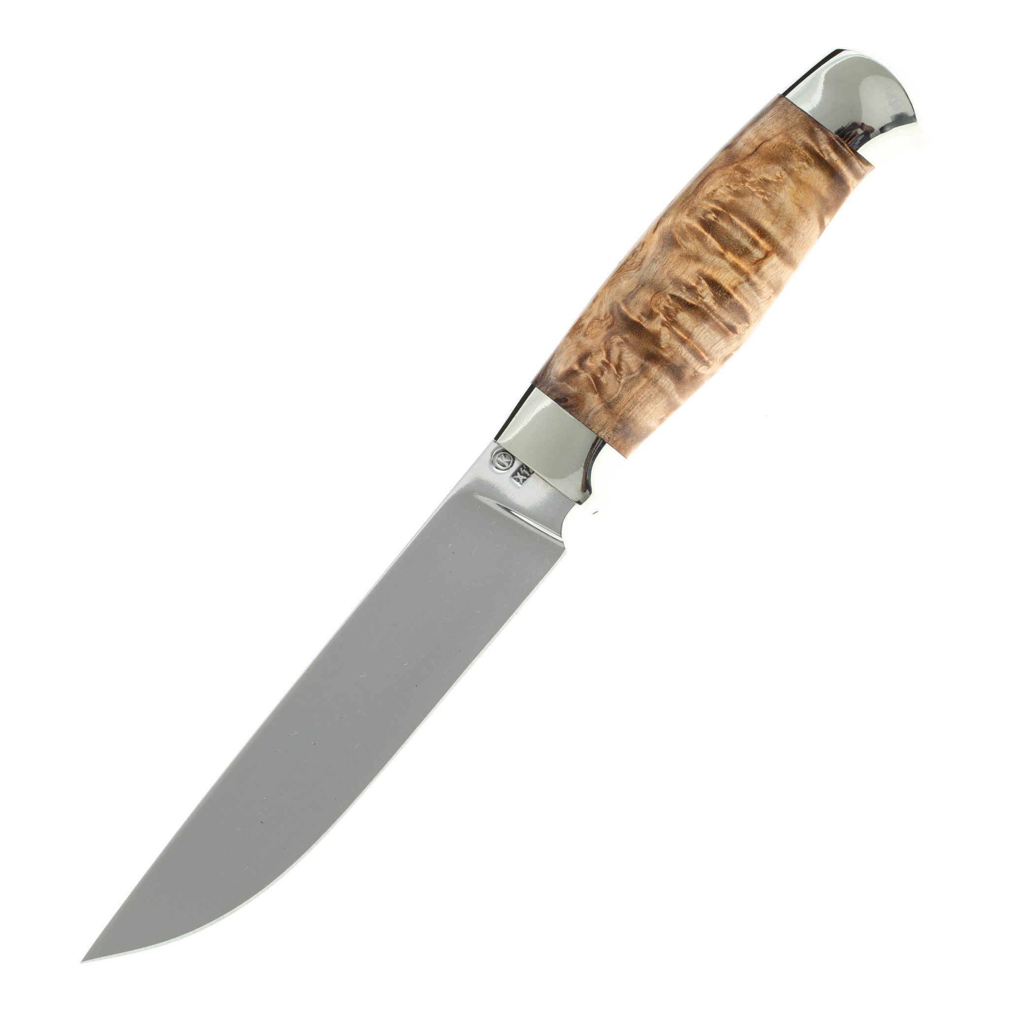 Нож Кайман, сталь Х12МФ, рукоять карельская береза