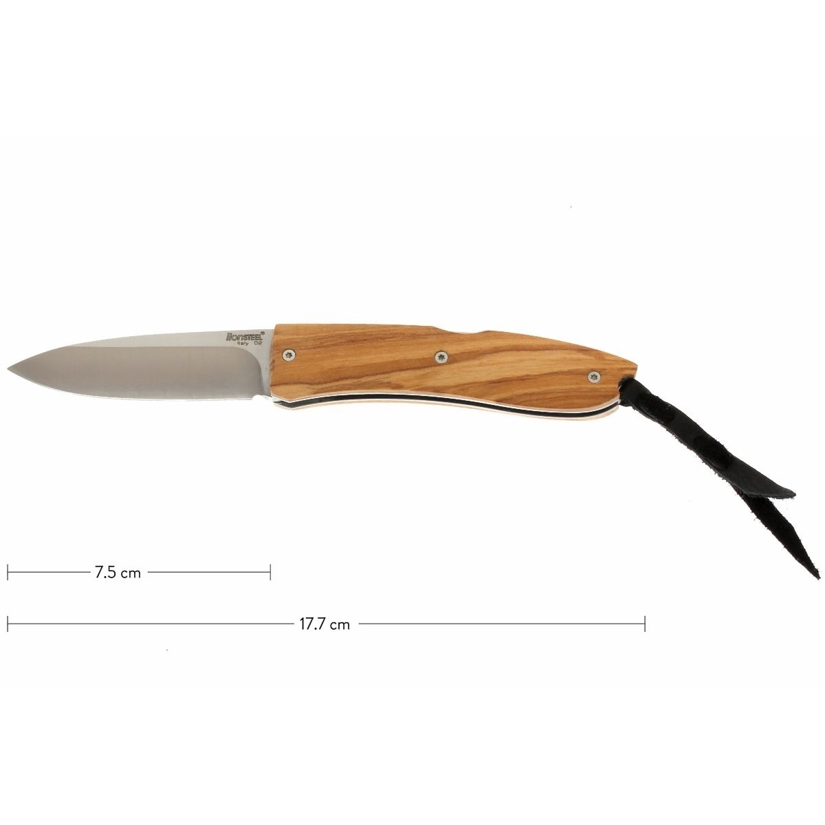 Складной нож LionSteel Opera, сталь D2, рукоять оливковое дерево - фото 2
