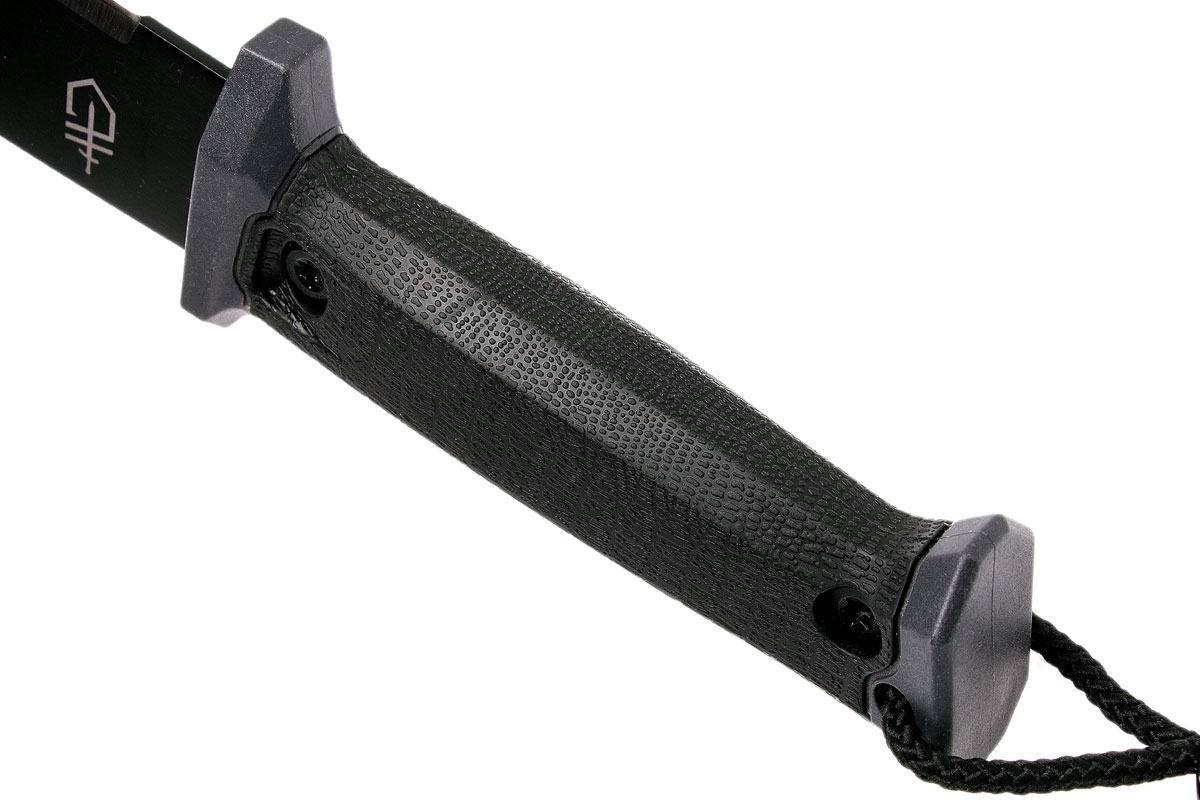 Мачете-крюк Gerber - Gator Machete Pro, сталь 1050 Carbon Steel Black Finish, рукоять термопластик FRN - фото 6
