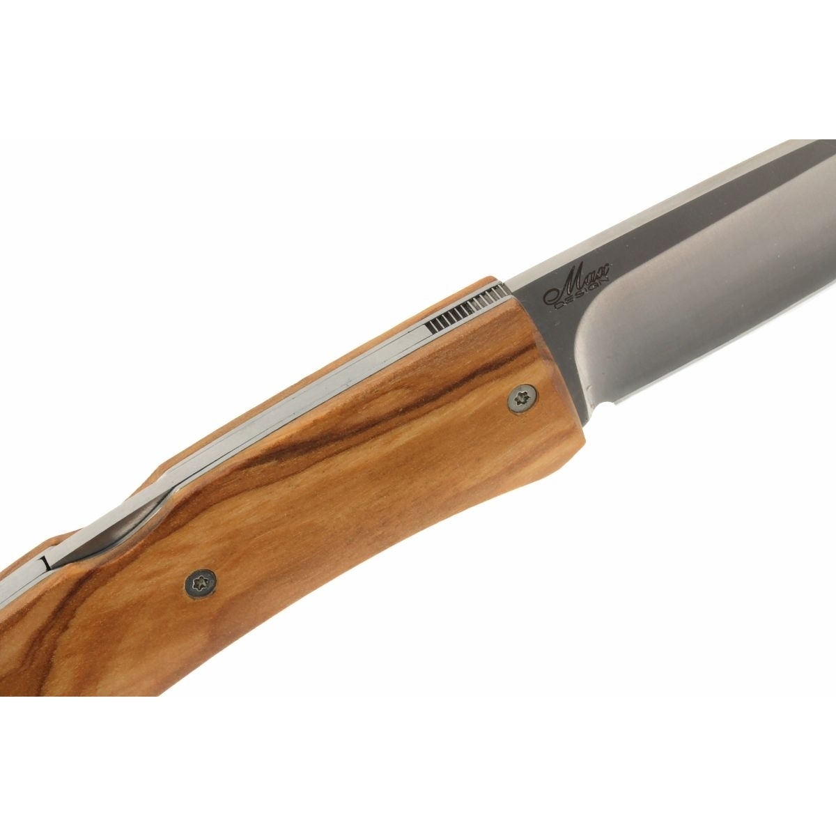 фото Складной нож lionsteel opera, сталь d2, рукоять оливковое дерево lion steel