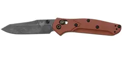 Фото Складной нож Benchmade Mini Osborne сталь Magnacut, рукоять Burnt Copper Aluminum