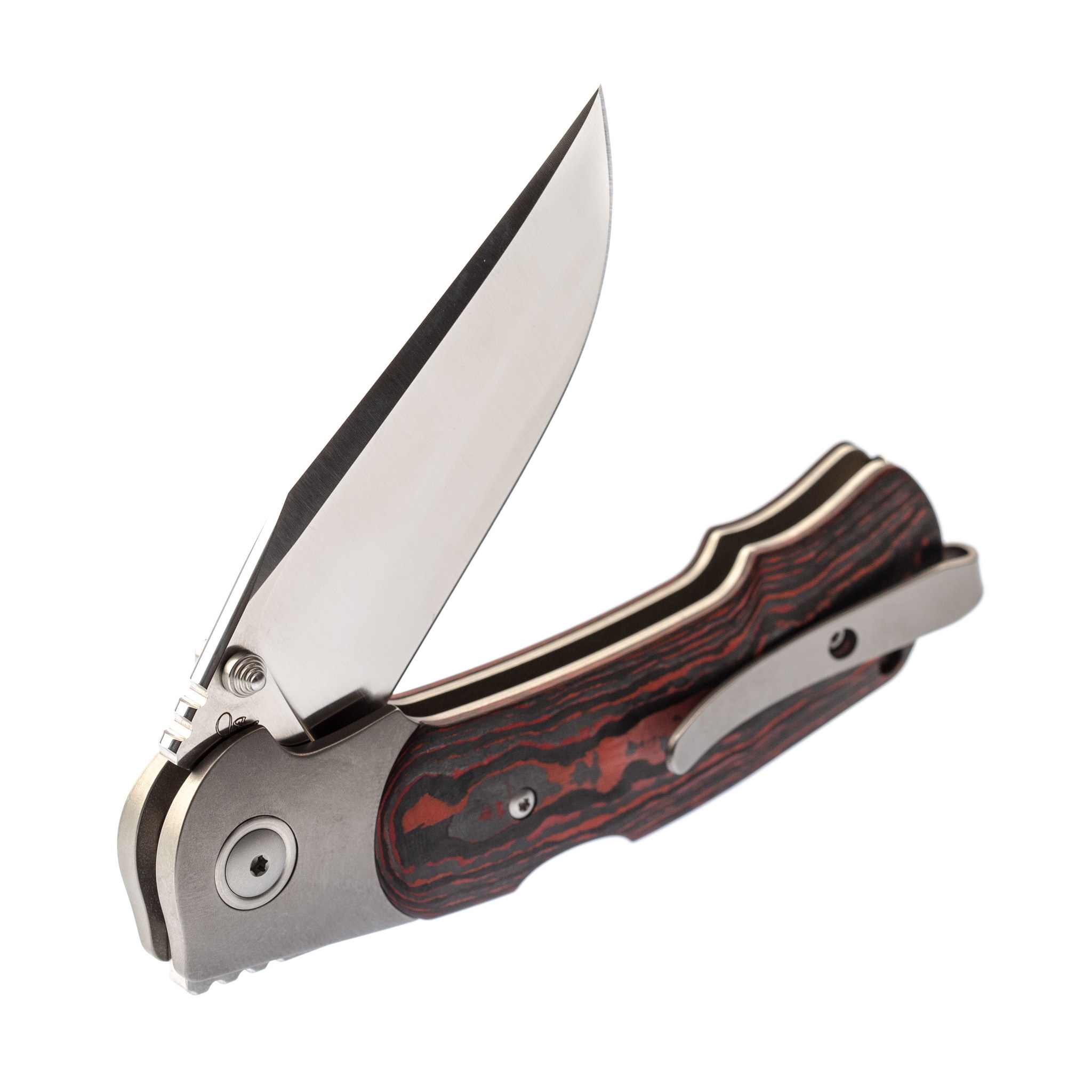 Складной нож Viper Turn, сталь M390 Satin, Red Lava Carbon Fiber от Ножиков