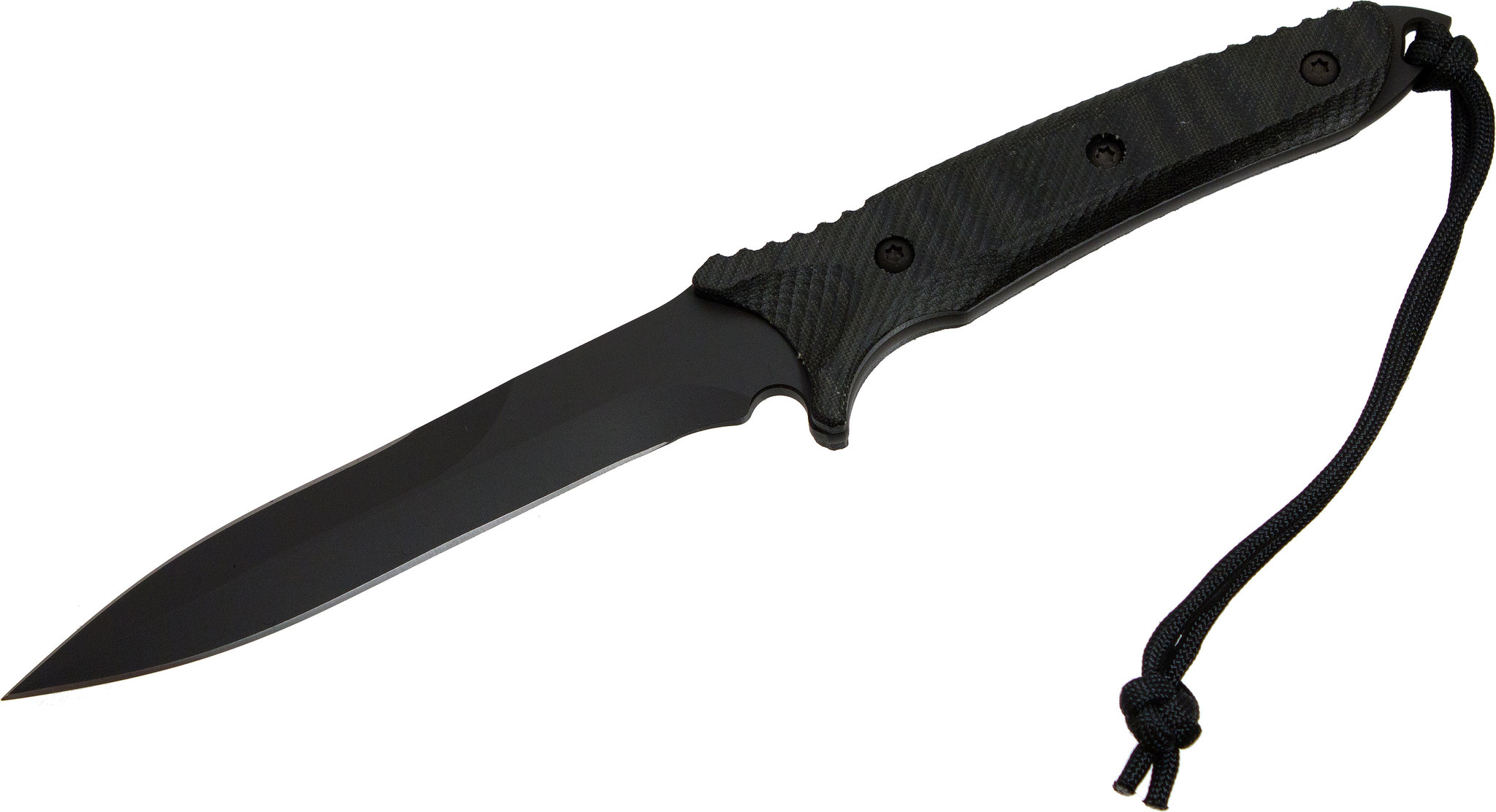 Нож с фиксированным клинком Spartan Blades Breed Fighter, сталь CPM-S35VN, рукоять черная микарта