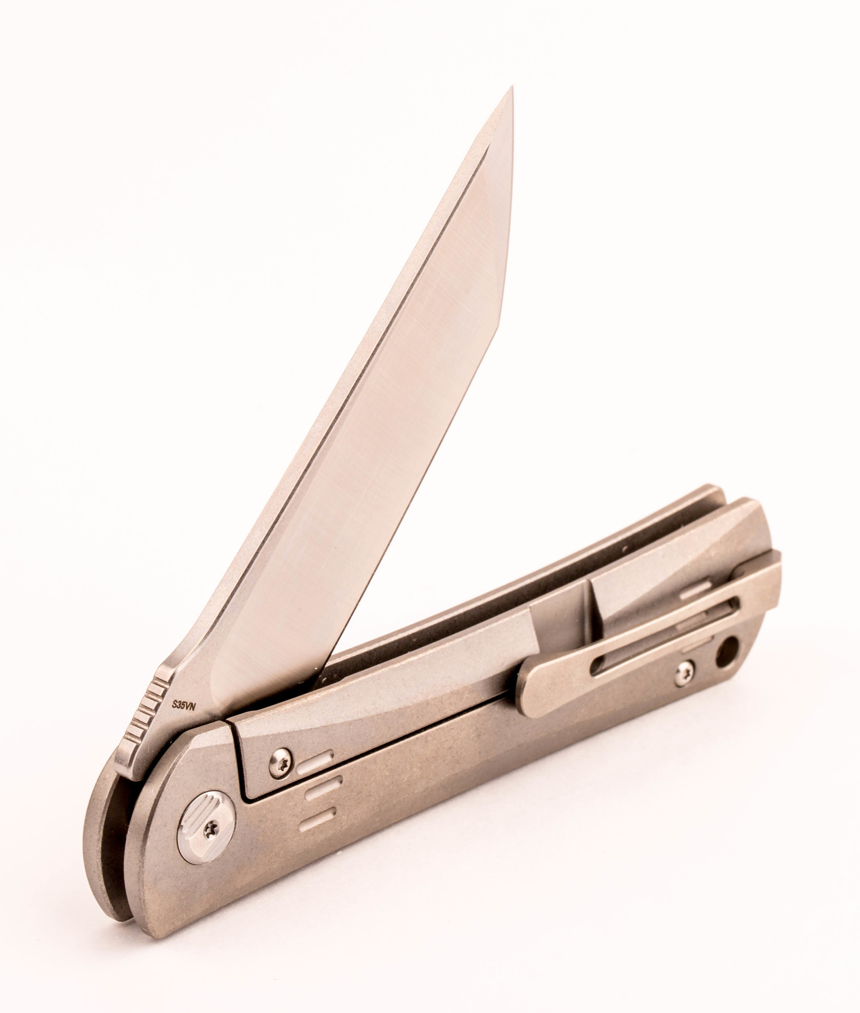 Складной нож Bestech Kendo BT1903A, сталь S35VN, рукоять титан - фото 9