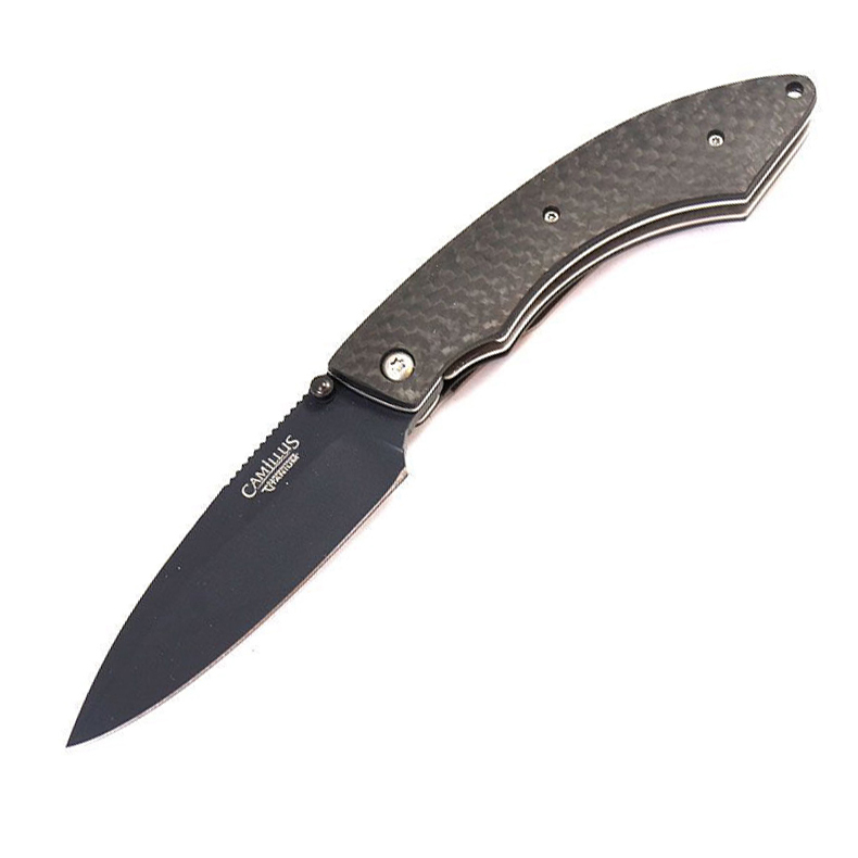 фото Нож складной camillus edc, сталь vg-10, рукоять carbon fiber, чёрный