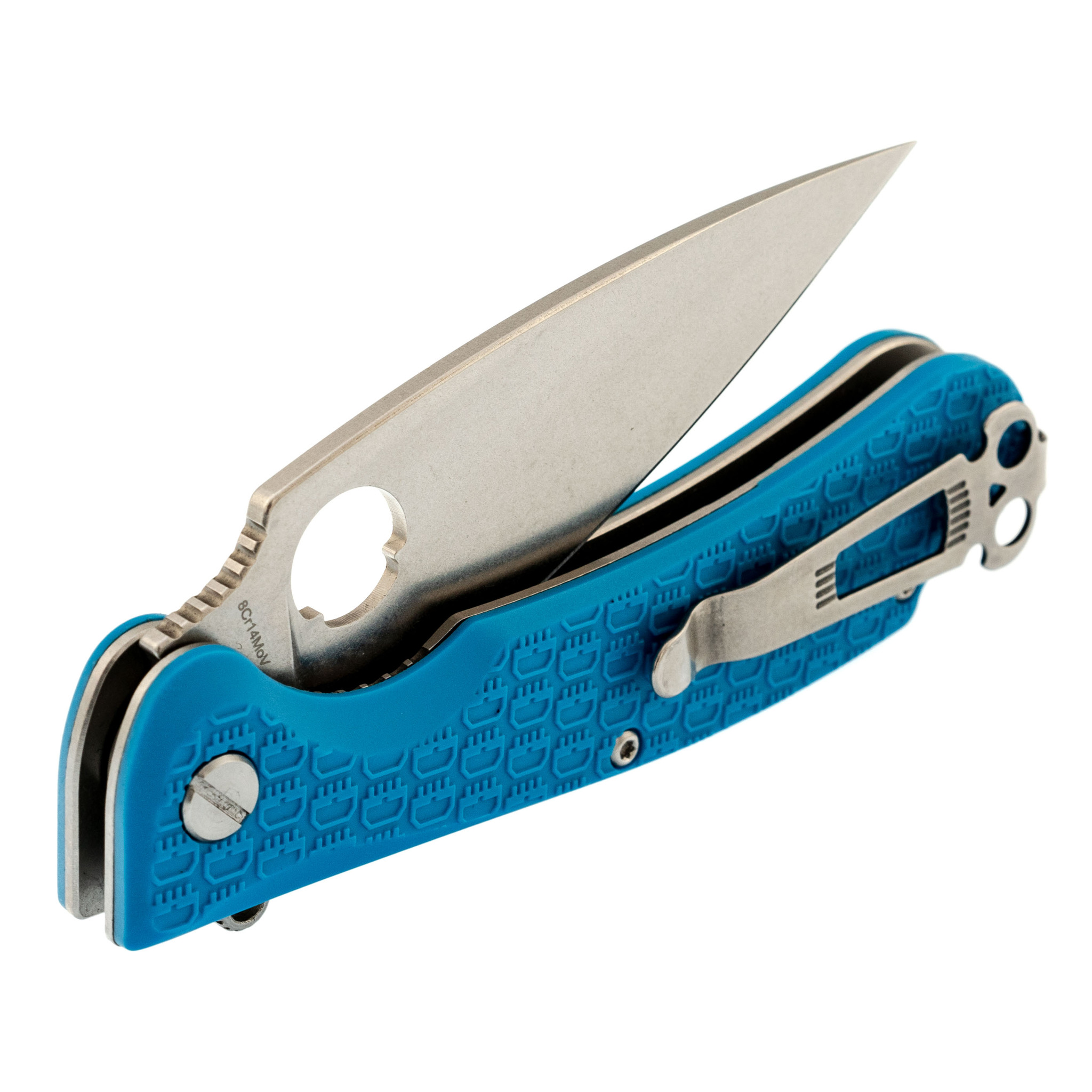 Складной нож Daggerr Resident Blue SW, сталь 8Cr14MoV, рукоять FRN - фото 8