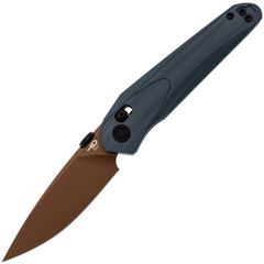 Фото Складной нож Bestech Knives Mothus, сталь 14C28N, рукоять G10, серо-голубой