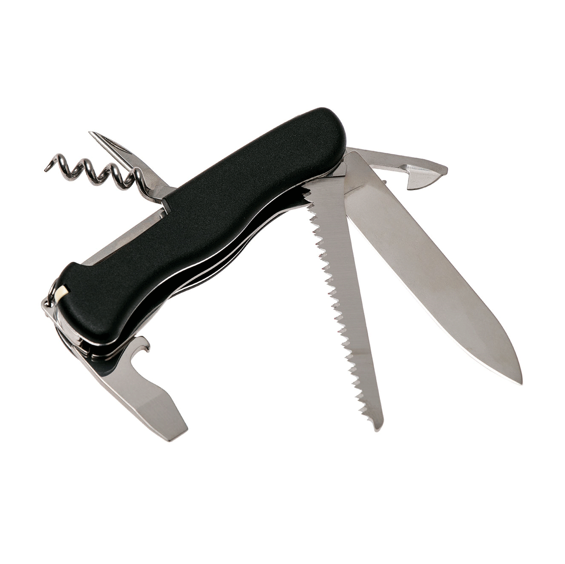 фото Нож перочинный victorinox forester, сталь x50crmov15, рукоять нейлон, черный