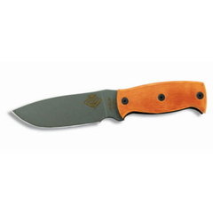 Фото Нож с фиксированным клинком Ontario RBS Afgan, сталь 1095, рукоять G10, orange