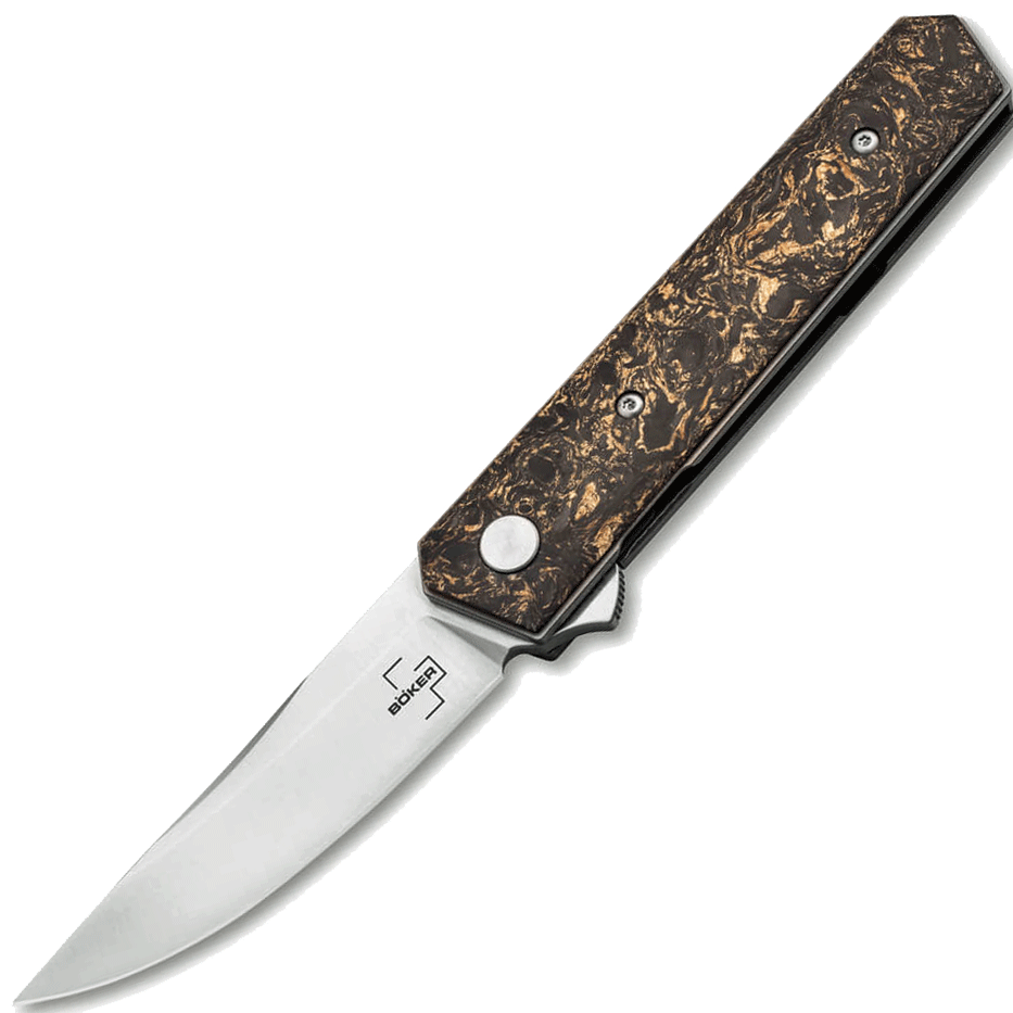 Складной нож Boker Plus Kwaiken Compact Limited, сталь M390, рукоять титановый сплав нож садовый складной palisad изогнутое лезвие 170 мм деревянная рукоятка