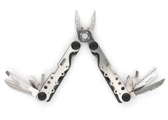 Фото Мультитул Stinger, сталь (серебристо-черный), 13 инструментов, нейлоновый чехол, коробка картон
