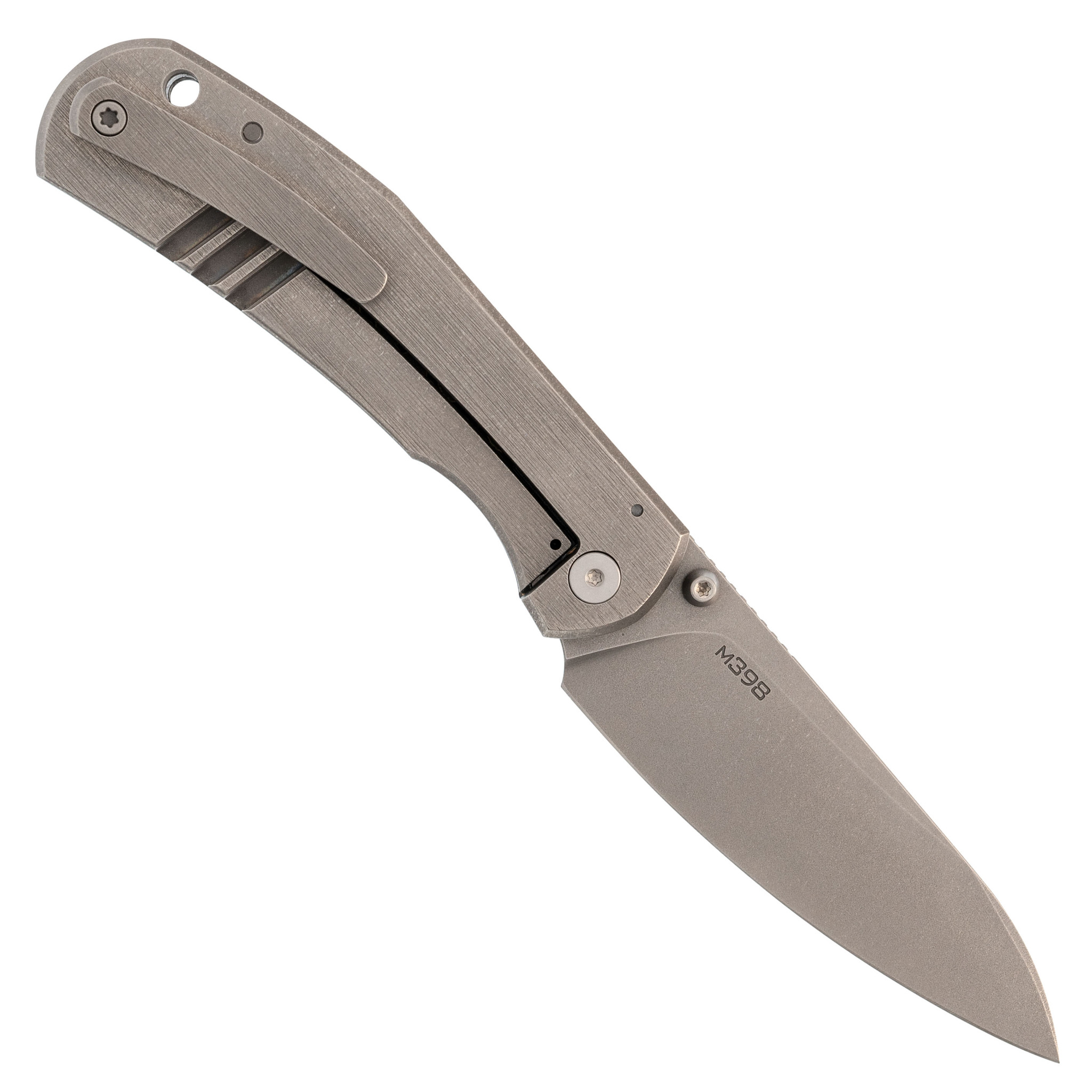 Нож Vitis, сталь N690, рукоять G10, фиолетовый - фото 4