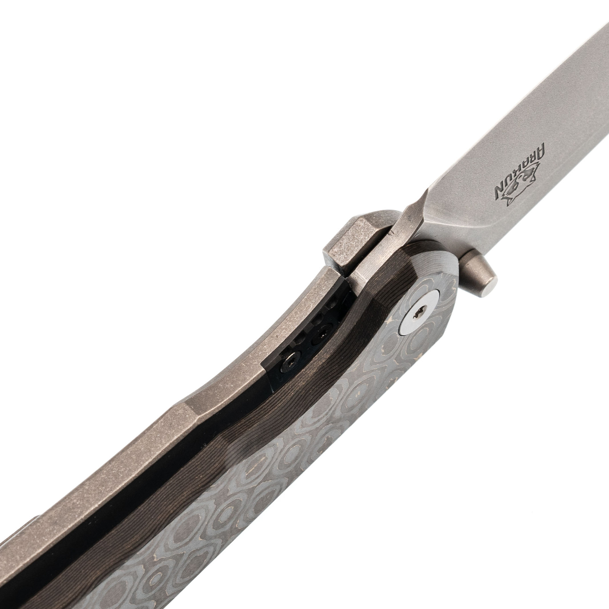 Нож Vitis, сталь N690, рукоять G10, фиолетовый - фото 5