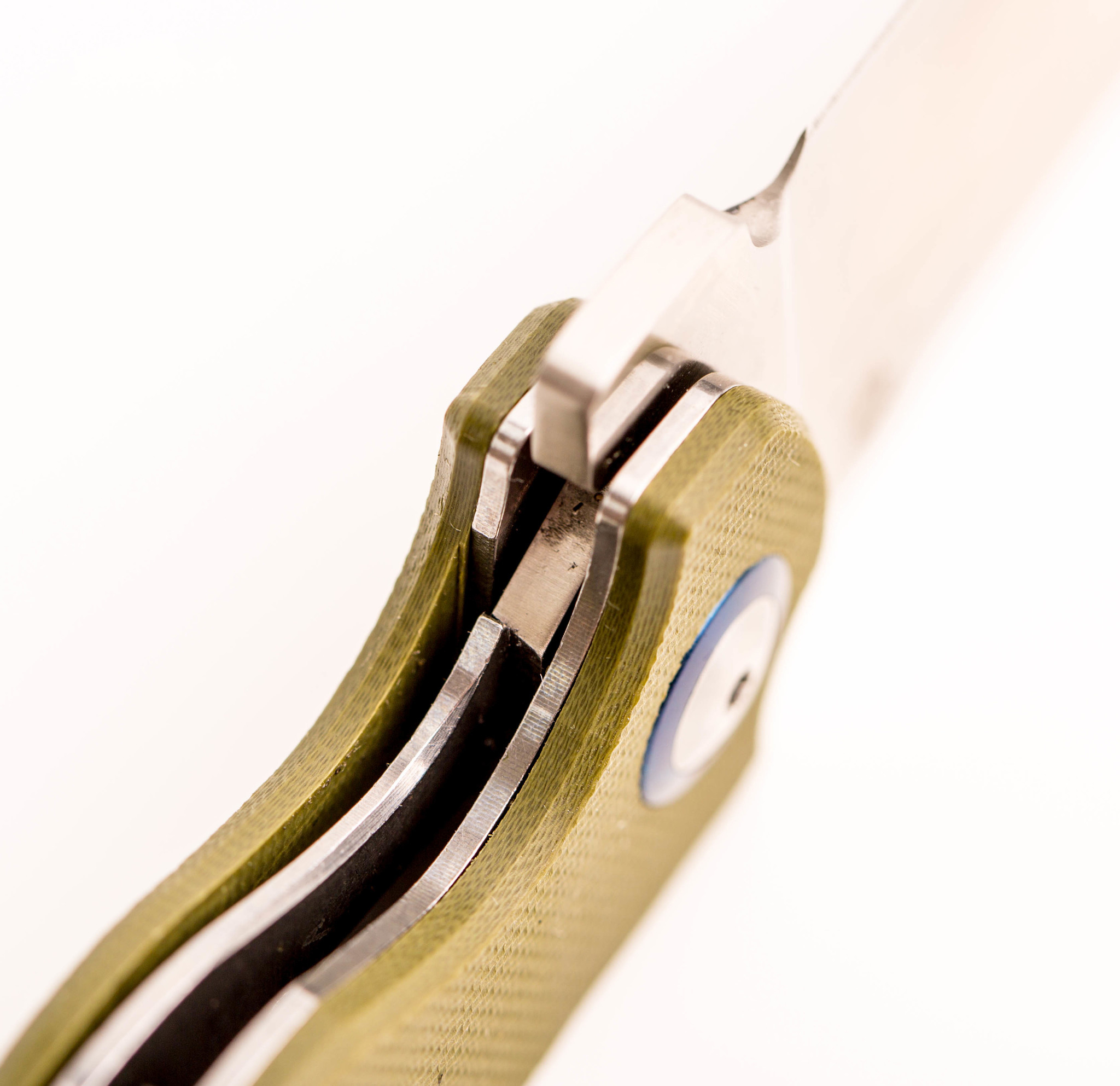 Складной нож Kizer C01C, сталь VG-10, рукоять G10, хаки - фото 5