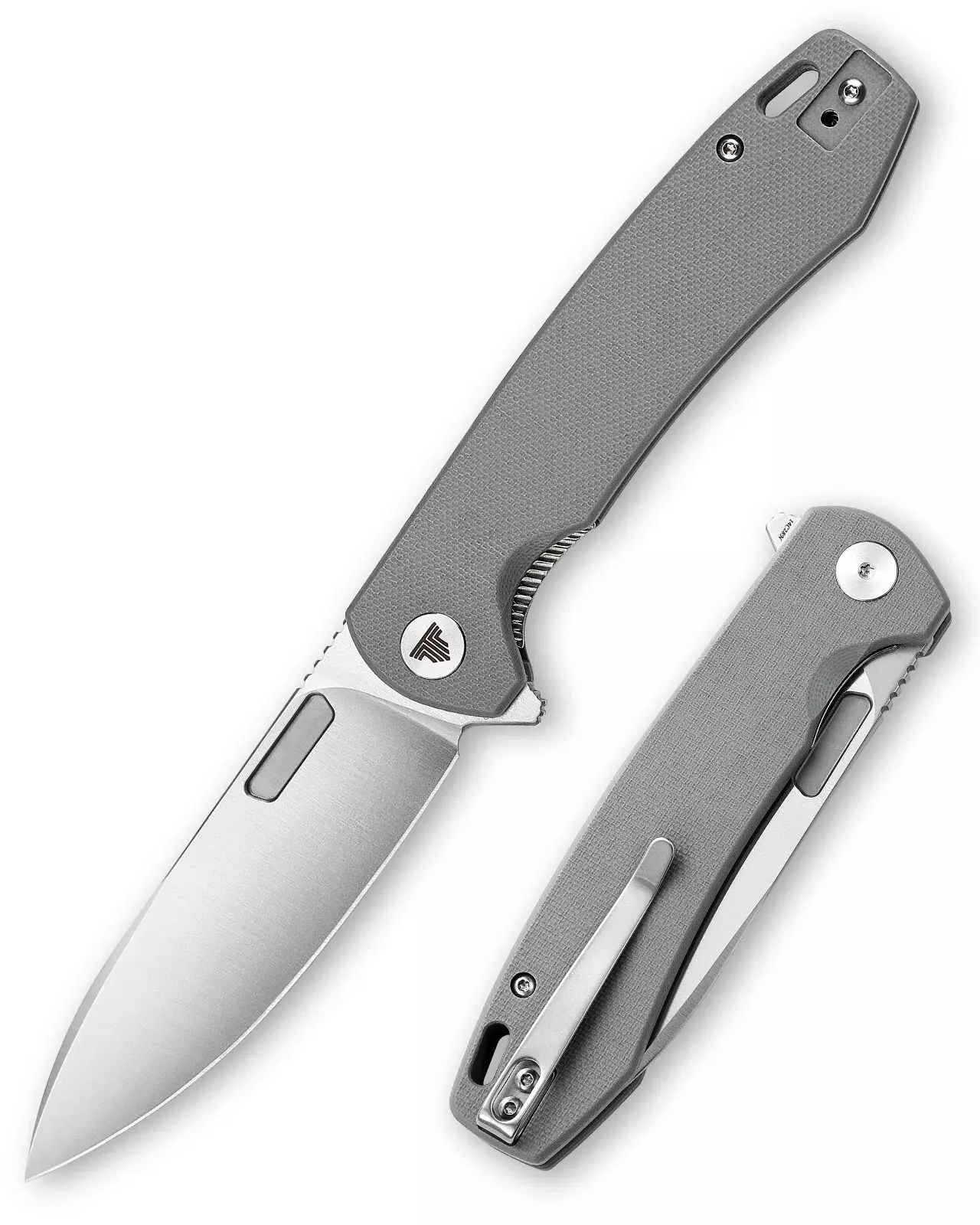Складной нож Trivisa Columba-03gr, сталь 14C28N, рукоять G10, серый