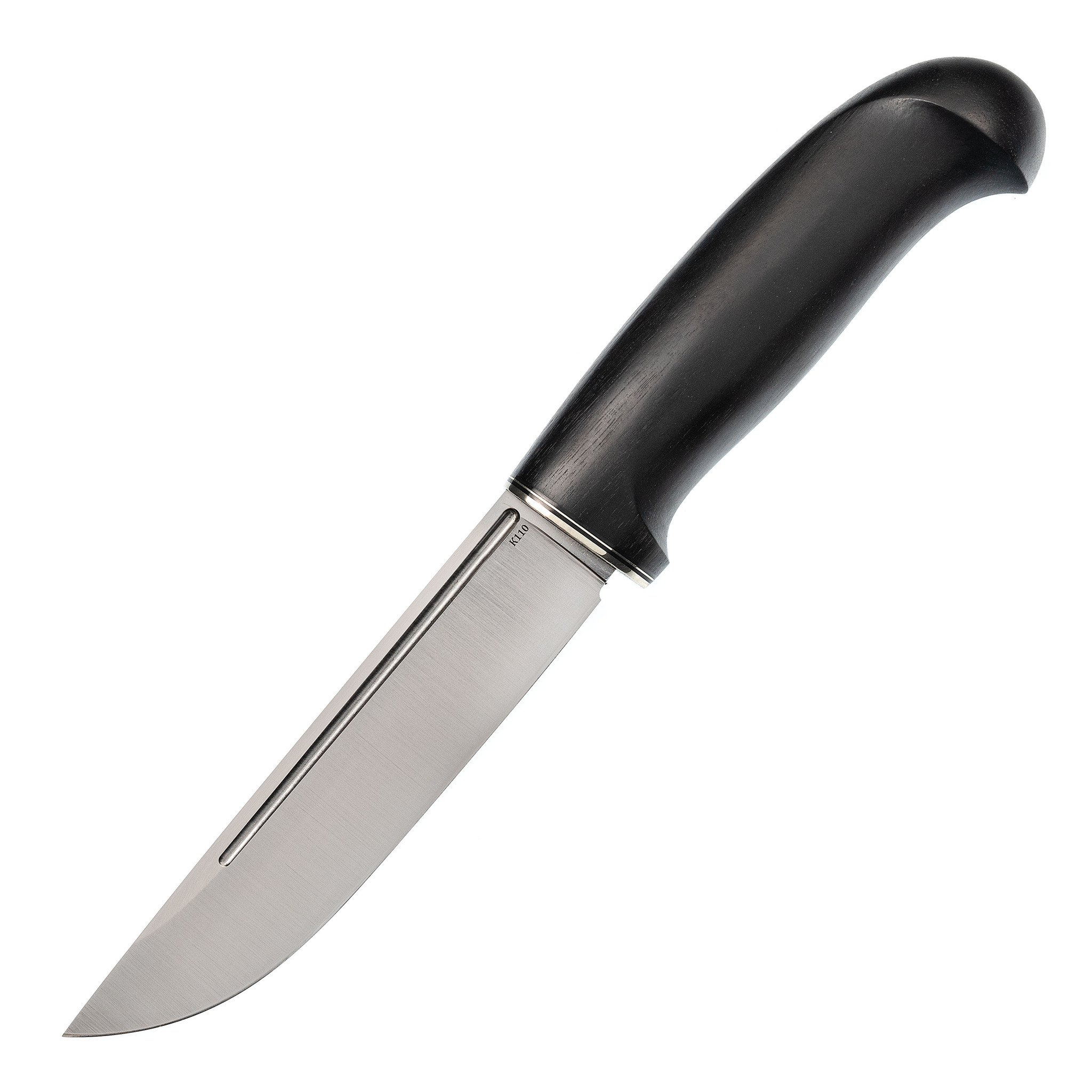 Нож Шмель, сталь D2 с насечками, граб