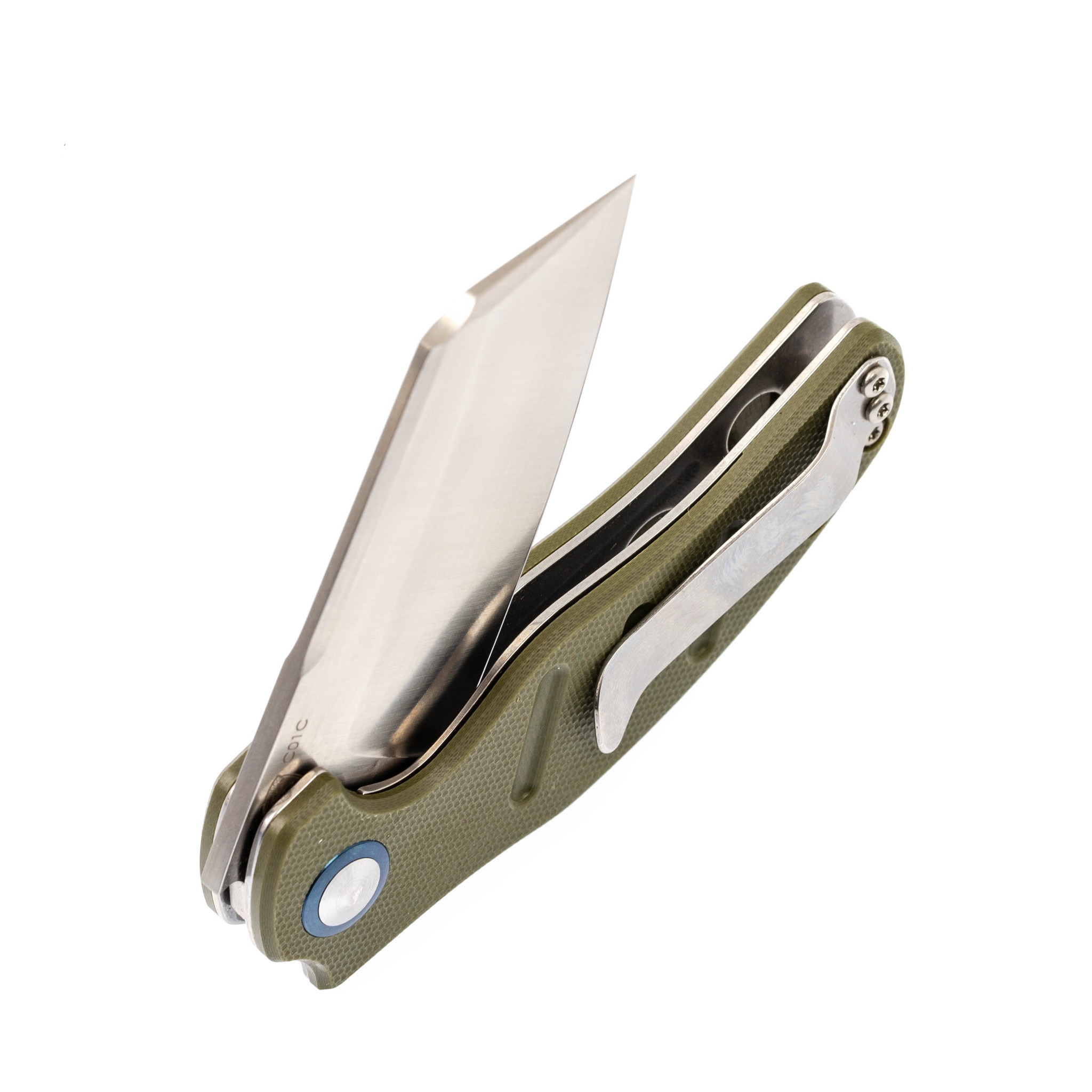 Складной нож Kizer C01C Green, сталь 154CM, рукоять G10 - фото 7