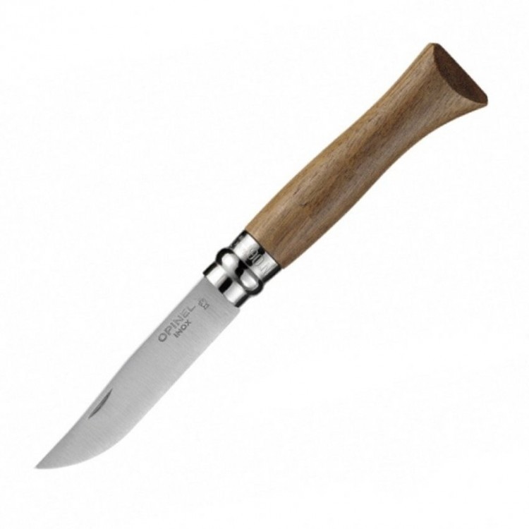 Нож складной Opinel №6 Walnut Tree, сталь Sandvik™ 12С27, рукоять орех, 002025