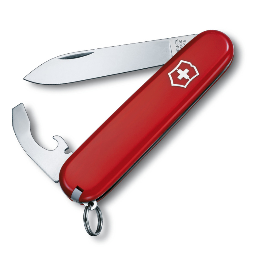 Нож перочинный Victorinox Bantam, сталь X55CrMo14, рукоять Cellidor®, красный