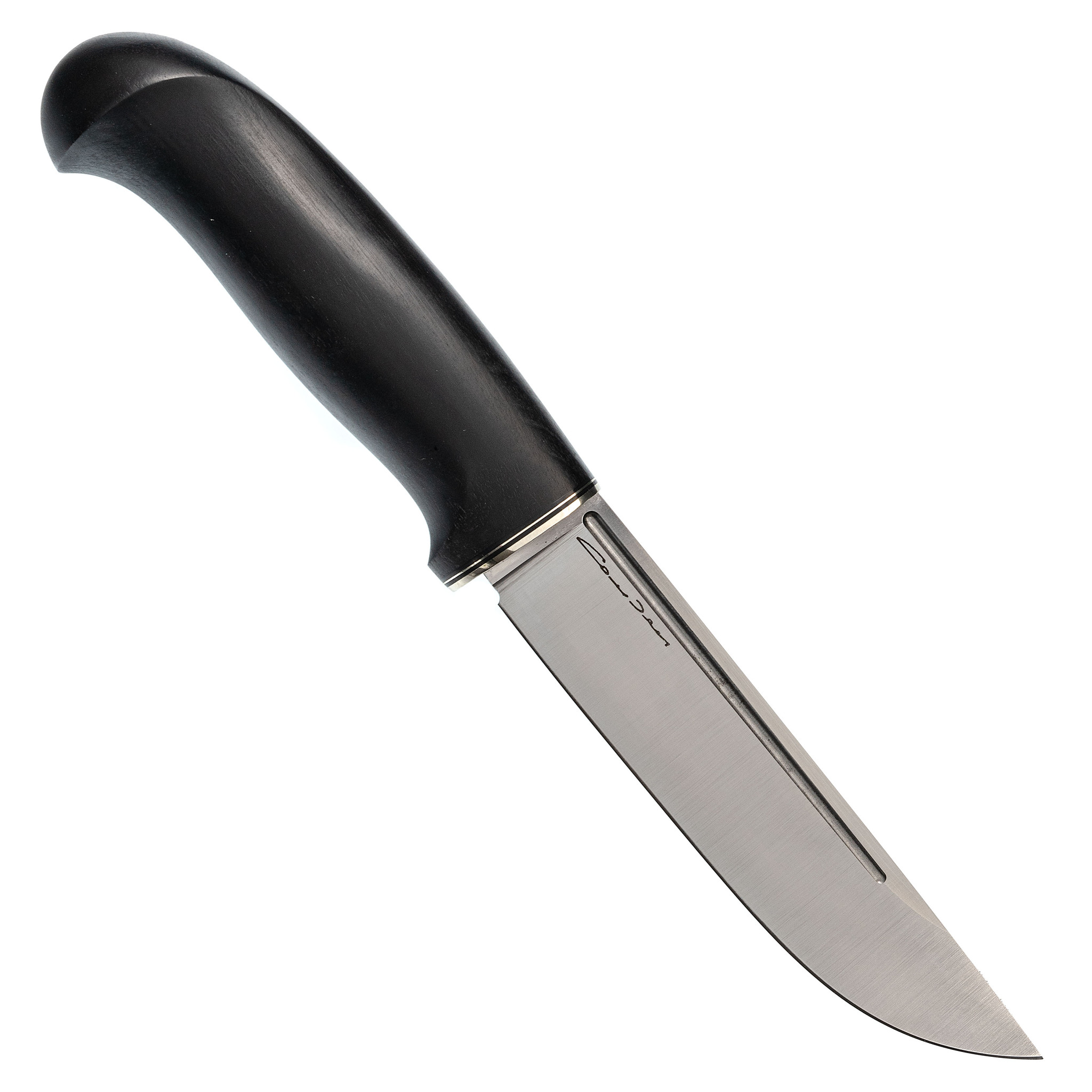 Нож Шмель, сталь D2 с насечками, граб - фото 3