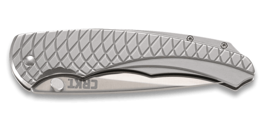 фото Полуавтоматический складной нож cobia, crkt 7040, сталь 1. 4116 (x50crmov 15), рукоять нержавеющая сталь