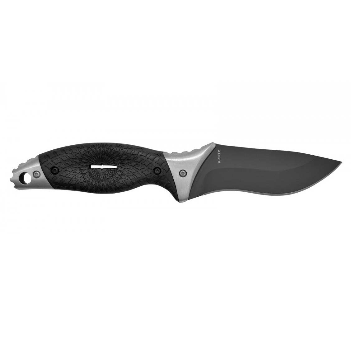 Нож с фиксированным клинком Camillus ST6, сталь AUS-8, рукоять резина, чёрный от Ножиков