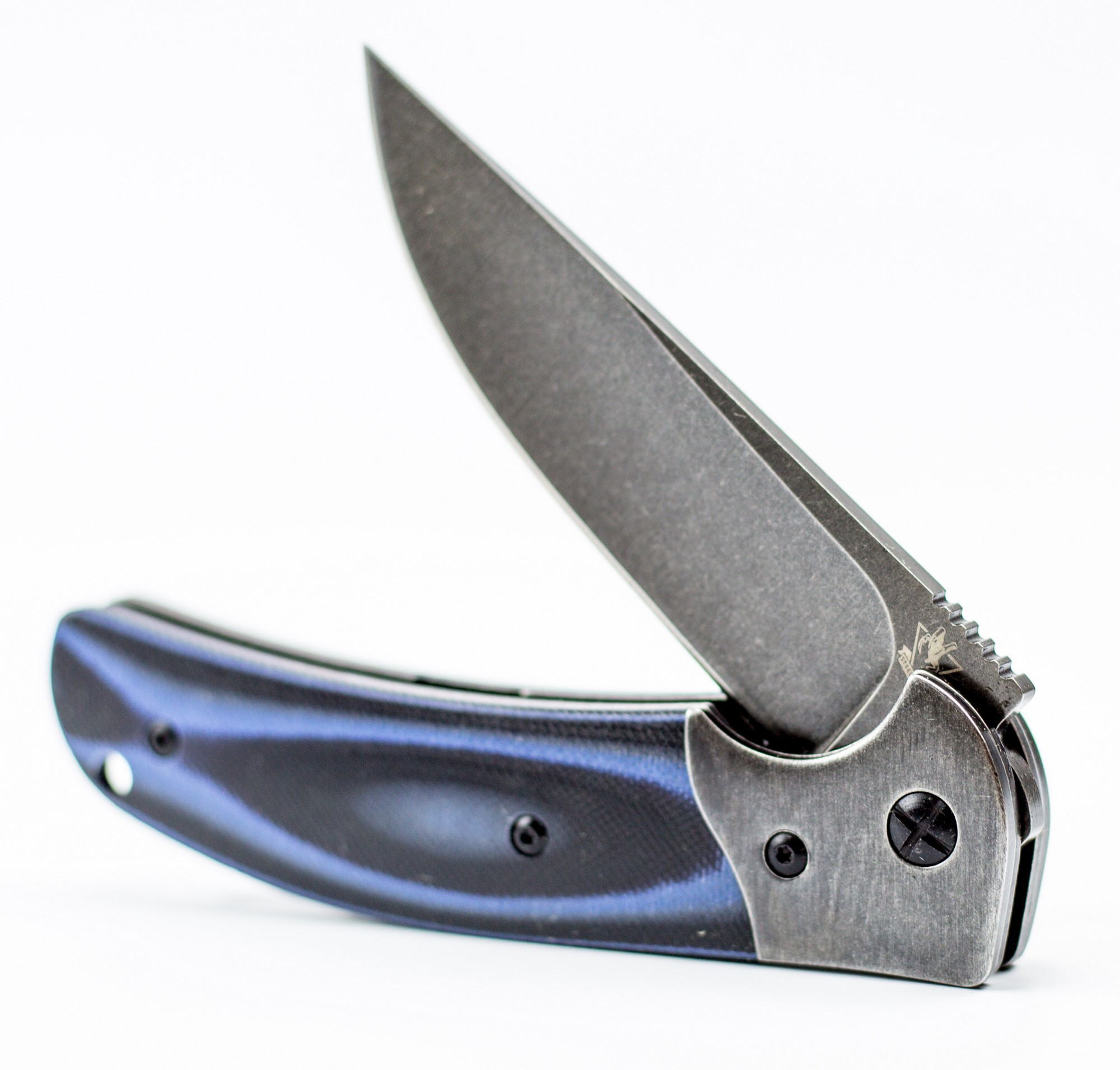 фото Складной нож резервист, синий steelclaw