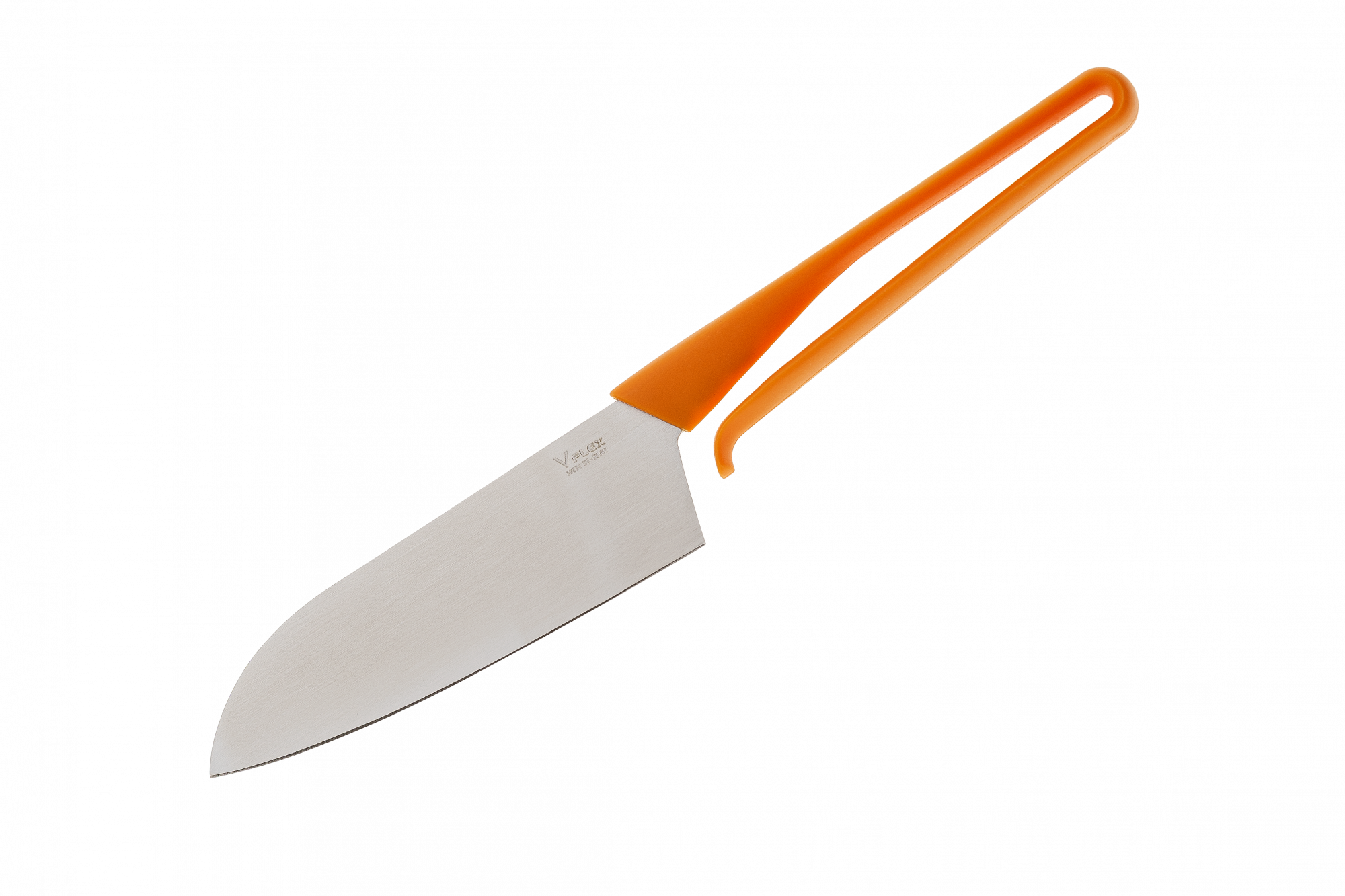 Нож кухонный Сантоку Shikisai V-Flex Kasumi 12 см, сталь 420J2 , рукоять полипропилен - фото 1