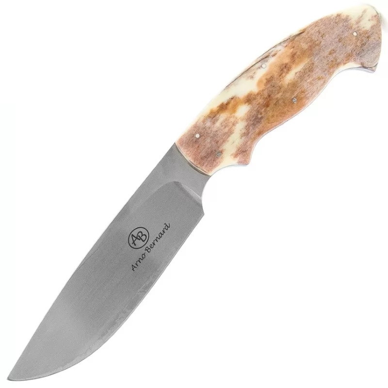 Нож с фиксированным клинком Arno Bernard Oryx (Gemsbuck), сталь N690, рукоять кость жирафа