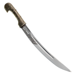 Фото Ятаган сувенирный Янычар 1, кожа