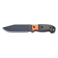 Фото Нож с фиксированным клинком Ontario RВ-6 Afgan, S7 Tool Steel, рукоять G10/микарта, orange/black