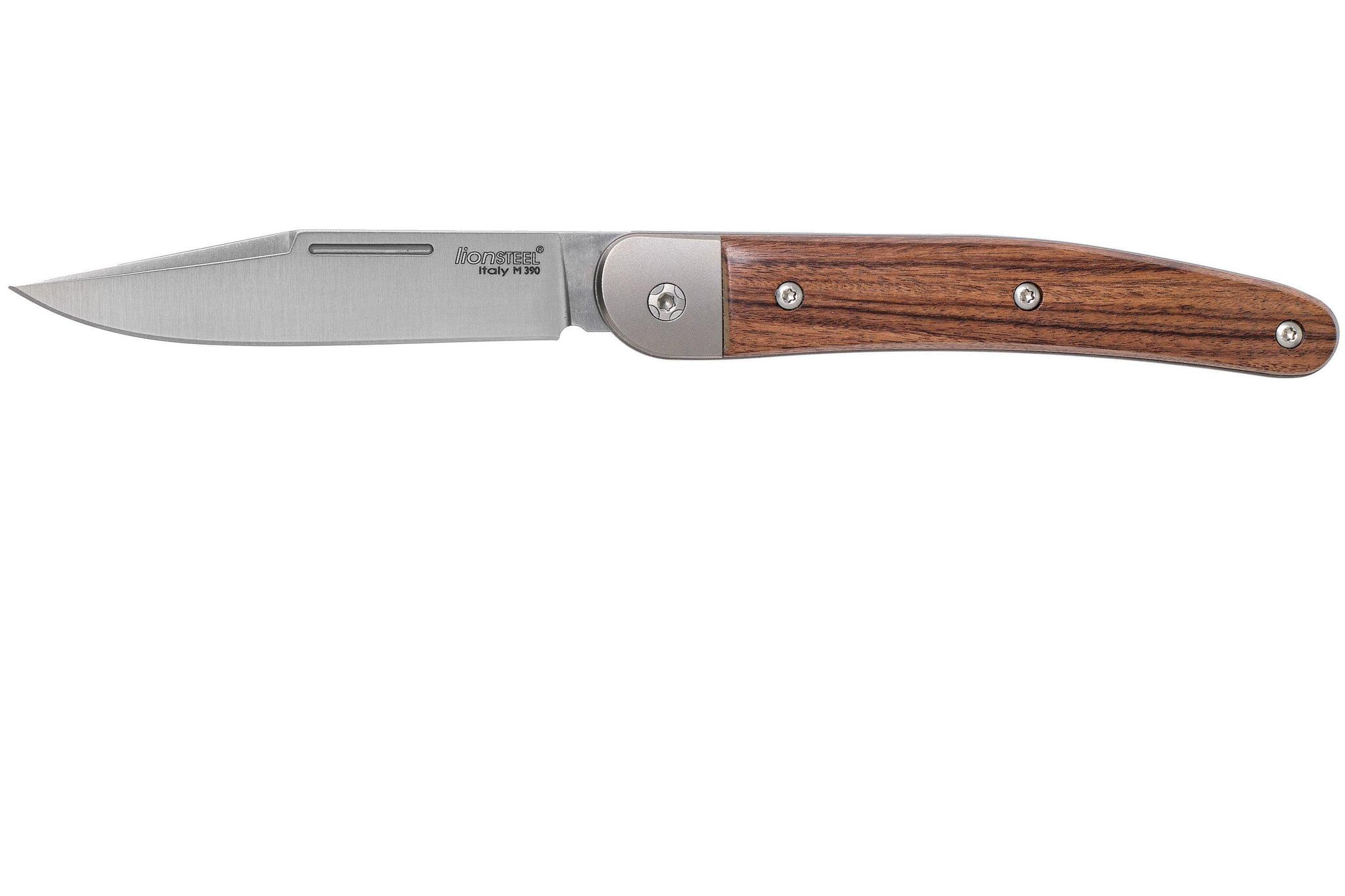 Складной нож Lionsteel Jack, сталь M390, рукоять палисандр